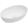VilleroyBoch Artis Раковина 61х42х12.5см., накладная, без отв., без перелива, TitanCeram, цвет: альпийский белый. 41986101