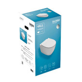 Globo 4all Комплект унитаз подвесной 36х54см., с сиденьем, цвет: белый. MDS03KBI