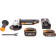 Угловая шлифмашина аккумуляторная WORX WX803, 20В, 125 мм, 1*2,0Ач + 1*4,0 Ач, кейс