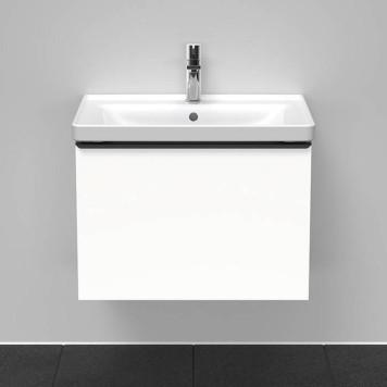 Duravit D-Neo Тумба с раковиной 63.4x45.2хh44см., с 1 ящиком, подвесная, цвет: белый матовый-1