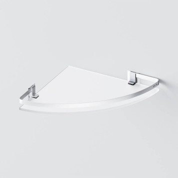 A7456100 Стеклянная полка угловая-2