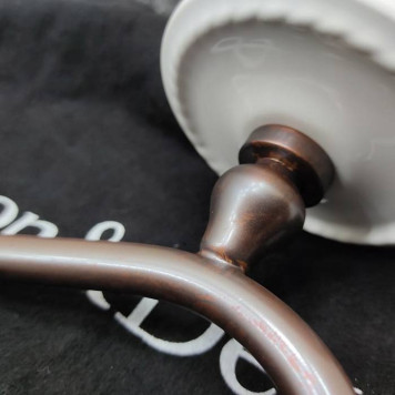 Devon Devon Dorothy Вешалка-крючок подвесной, цвет: состаренная медь/белый-3