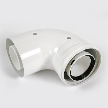 Отвод полипропиленовый 87°, диам. 80 мм, HT