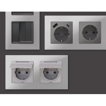 Рамка на 5 постов Ambrella Volt Techno AF220405-1