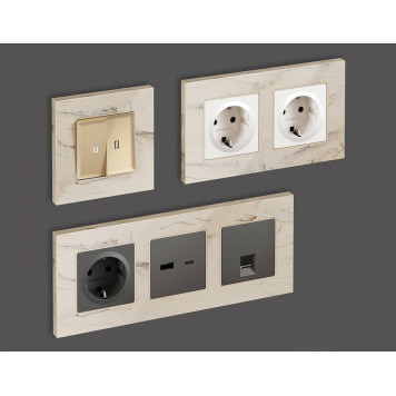 Рамка на 2 поста Ambrella Volt Grand AF930602-1