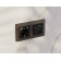 Накладка для розетки с заземлением и со шторками и 2хUSB type A Ambrella Volt Quant AP8090