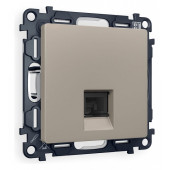 Розетка телефонная RJ-11 со штрокой, без рамки Ambrella Volt Quant MA372030