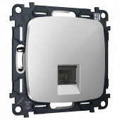 Розетка Ethernet RJ-45 и со шторками, без рамки Ambrella Volt OMEGA MO412005