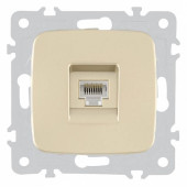 Розетка Ethernet RJ-45 без рамки Arte Milano am-205 205.45-1.shampan