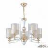 Подвесная люстра Arte Milano Florentia-6087 306087/5 Wh/Gd