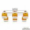 Потолочная люстра Arte Milano AMALFI-322008 322008/6 WH+FG