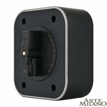 Розетка 2xUSB на треке Arte Milano Am-track-sockets 380022TS/USBx2 Black-3