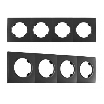 Рамка на 4 поста Arte Milano am-502.04 502.04-4.black