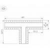 Соединитель угловой T-образный накладной Arlight S-LUX 030107