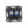 Розетка двойная RJ-12 и Ethernet RJ-45, без рамки Arlight SCT 049854