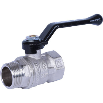 Шаровой кран BUGATTI Arizona с ручкой-рычагом из алюминия, внутренняя наружная резьба 3/4&