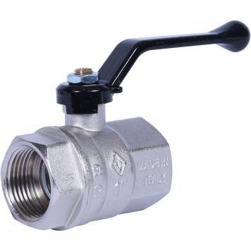 Шаровой кран BUGATTI New Jersey, ручка-рычаг из алюминия, внутренняя резьба 1 дюйм.