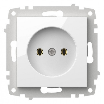 Розетка без заземления, без рамки Elbi Eleсtriс Zena Vega 609-015600-215-1