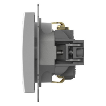 Розетка с заземлением, без рамки Elbi Eleсtriс Zena Vega 609-015600-217-2
