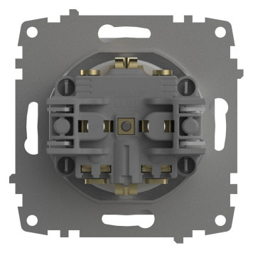 Розетка с заземлением, без рамки Elbi Eleсtriс Zena Vega 609-015600-217-3