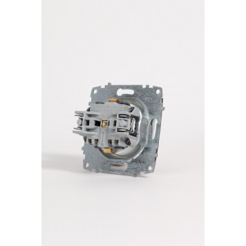 Розетка с заземлением с крышкой, без рамки Elbi Eleсtriс Zena Vega 609-015600-218-6