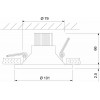 Встраиваемый светильник Elektrostandard Nulla a063971