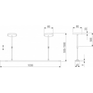 Основание на штанге Elektrostandard a065262-6
