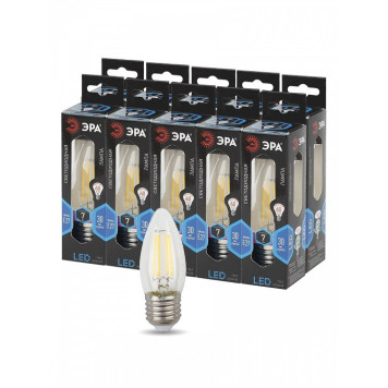 Лампа светодиодная Эра F-LED E27 7Вт 4000K F-LED B35-7W-840-E27-2