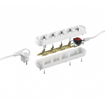 Удлинитель с выключателем Эра U-4es-3m-3x1-6