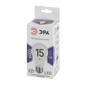 Лампа светодиодная Эра Стандарт LED A60-15W-860-E27-3