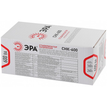 Стабилизатор напряжения Эра СНК-600-4