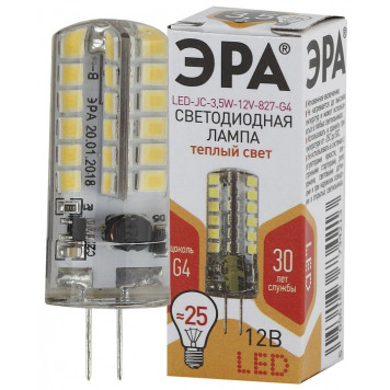 Лампа светодиодная Эра Стандарт LED JC-3,5W-12V-827-G4-1