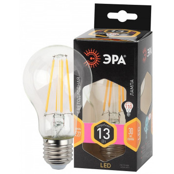 Лампа светодиодная Эра F-LED F-LED A60-13W-827-E27-1