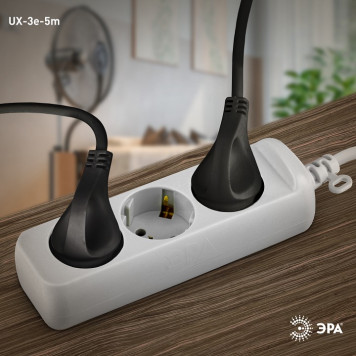 Удлинитель Эра UX-3e-5m-4
