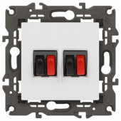 Розетка акустическая без рамки Эра Эра Elegance 14-3112-01М