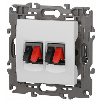 Розетка акустическая без рамки Эра Эра Elegance 14-3112-01М-2