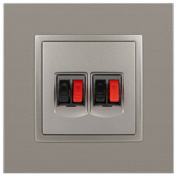 Розетка акустическая без рамки Эра Эра Elegance 14-3112-16-1