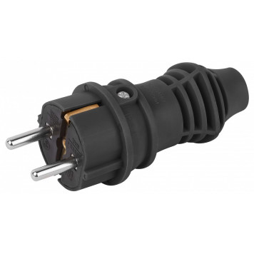 Вилка прямая с заземлением Эра VX13-B-IP44