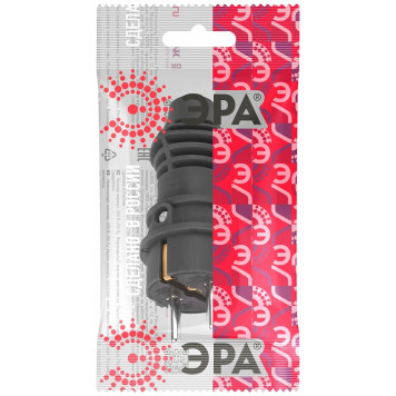 Вилка прямая с заземлением Эра VX13-B-IP44-3