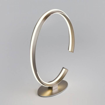 Настольная лампа декоративная Eurosvet Gap 80414/1 сатин-никель 24W-1