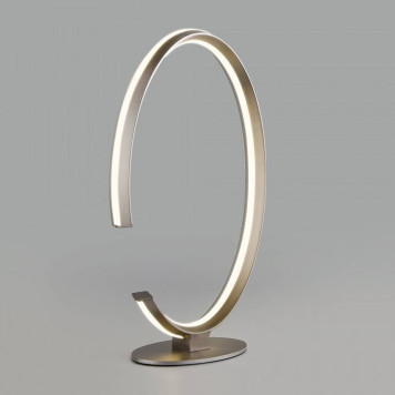 Настольная лампа декоративная Eurosvet Gap 80414/1 сатин-никель 24W-2