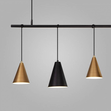 Подвесной светильник Eurosvet Castle 50088/5 черный/золото-2