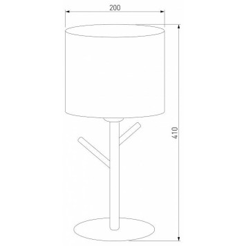Настольная лампа декоративная TK Lighting Albero 5571 Albero White-1