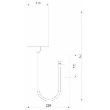Бра Eurosvet Abbey 60164/1 черный-4