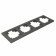 Рамка на 4 поста Stekker PFR00-7004-06 39810