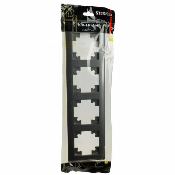 Рамка на 4 поста Stekker PFR00-7004-06 39810-5