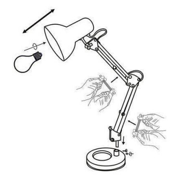 Настольная лампа офисная Globo Famous 24882-1