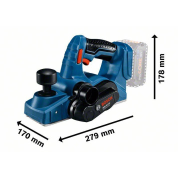 Аккумуляторный рубанок BOSCH GHO 18 V-LI Professional (06015A0300)-2