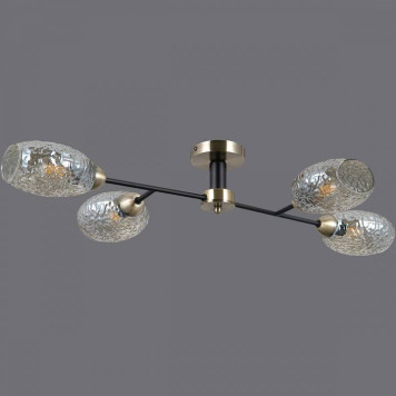 Потолочная люстра ILLUMICO IL0285 IL0285-4CSQ-79 BK AB-1