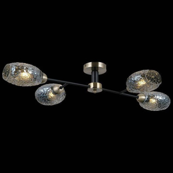 Потолочная люстра ILLUMICO IL0285 IL0285-4CSQ-79 BK AB-2